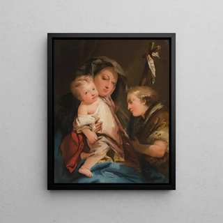 Giovanni Domenico Tiepolo - The Madonna and Child with the Infant St John the Baptist.webp