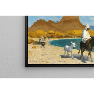 Golfe d'akaba - Jean-Léon Gérôme | Reproduction Tableau Décoration murale affiche copie