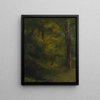 Gustave Courbet - Deux chevreuils dans la fort.webp