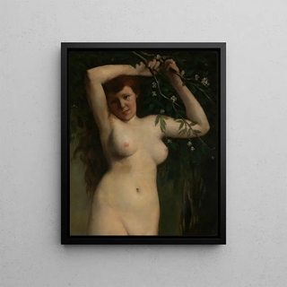 Gustave Courbet - Nude with Flowering Branch.webp