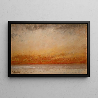 Gustave Courbet - Sunset Marine.webp