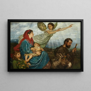 Hans Thoma - The Flight into Egypt.webp