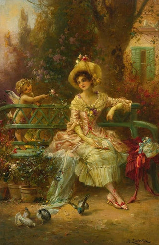 Hans Zatzka - Thinking Of Him.webp