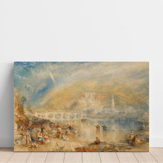 Heidelberg, avec un arc-en-ciel - Joseph Mallord William Turner | Reproduction Tableau Décoration murale affiche copie
