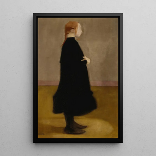 Helene Schjerfbeck - The School Girl Ii Girl In Black.webp