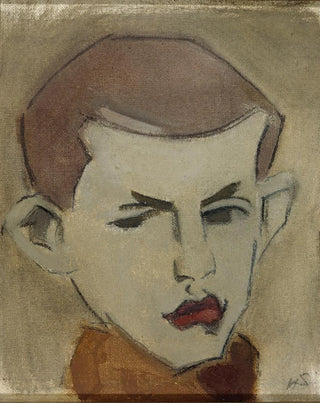 Helene Schjerfbeck - The Woodcutter head study.webp