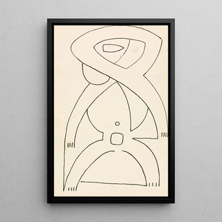 Henri GaudierBrzeska - Figure Study for a Relief Design.webp