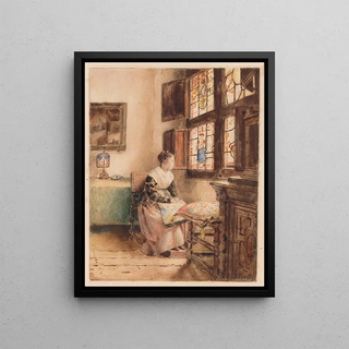 Henri de Braekeleer - Waiting.webp