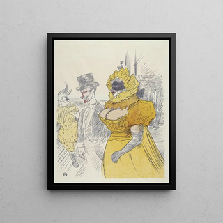 Henri de ToulouseLautrec - Affiche Au Bal des EtudiantS.webp