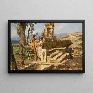 Henryk Siemiradzki - Conversation by the spring.webp