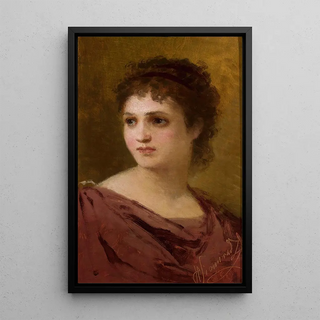 Henryk Siemiradzki - Head of a woman.webp