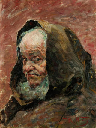 Herman Norrman - Head of an Old Man Study.webp