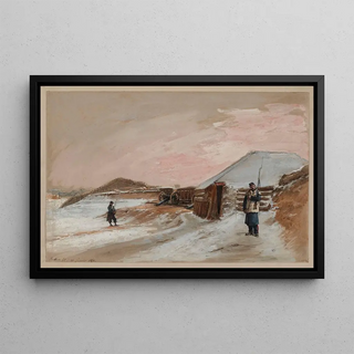 Isidore Pils - Sige de Paris bastion 63 le 11 janvier 1871.webp