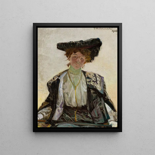 Jacek Malczewski - Portrait of Helena Sulima actress.webp