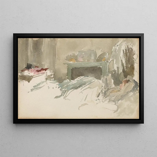 James Abbott McNeill Whistler - Resting in Bed.webp
