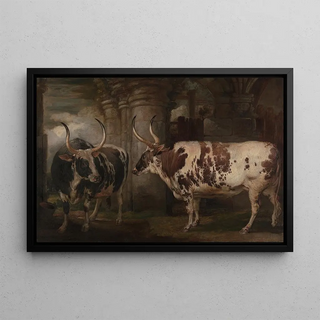 James Ward - Portraits of Two Extraordinary Oxen the Property of the Earl of Powis.webp
