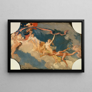 JeanJosephBenjamin Constant - La Ville de Paris conviant le monde ses ftes.webp