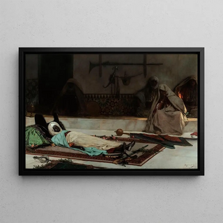 JeanJosephBenjamin Constant - Le jour des funrailles Scne du Maroc.webp