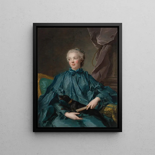 JeanMarc Nattier - Portrait of Marie Rose Larlan de Rochefort Marquise de Ntumires.webp