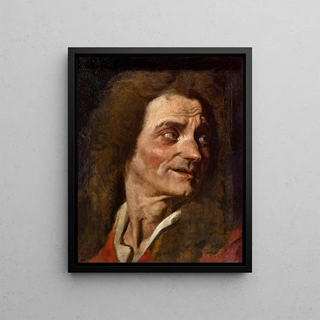 Jean Auguste Dominique Ingres - Study for Apotheosis of Homer Boileaus head.webp