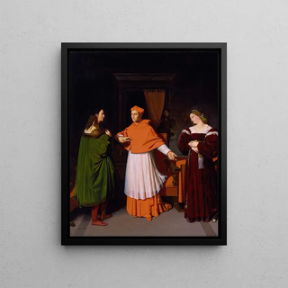 Jean Auguste Dominique Ingres - The Betrothal of Raphael and the Niece of Cardinal Bibbiena.webp