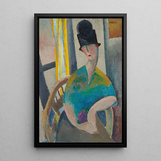 Jeanne Hebuterne - Femme au chapeau cloche.webp