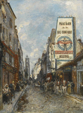 Johan Barthold Jongkind - La Rue SaintJacques Paris.webp