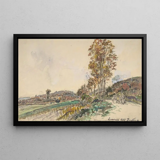 Johan Barthold Jongkind - Road near La CteSaintAndr.webp