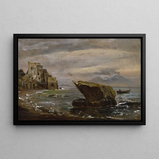 Johan Christian Dahl - Beach near Posillipo.webp