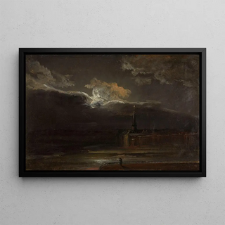 Johan Christian Dahl - Dresden in Moonlight.webp