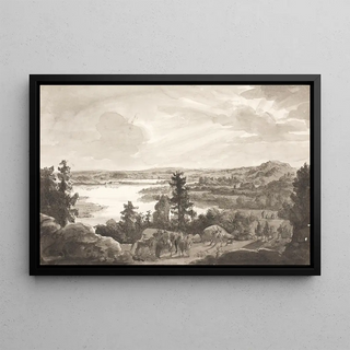 Johan Christian Dahl - View of a Lake Norway.webp