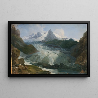 Johann Peter Krafft - Der Rhnegletscher.webp