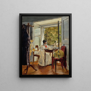 Johann Peter Krafft - Marie Krafft am Schreibtisch.webp