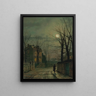 John Atkinson Grimshaw - Corner of the Old Road Claughton near Scarborough.webp
