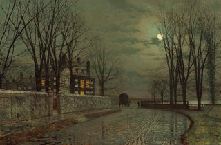 John Atkinson Grimshaw - The Turn of the Road.webp