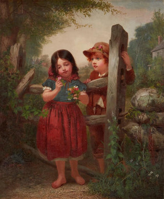 John George Brown - The Bouquet.webp