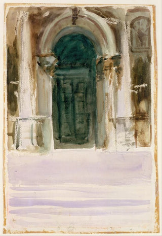 John Singer Sargent - Green Door Santa Maria della Salute.webp
