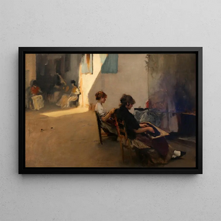 John Singer Sargent - The bead threaders of venice.webp