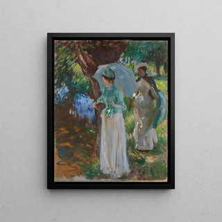 John Singer Sargent - Two Girls with Parasols.webp