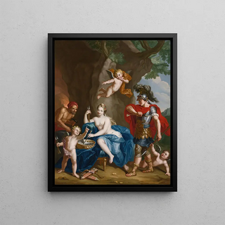 John Singleton Copley - Mars Venus And Vulcan  The Forge Of Vulcan.webp