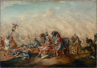 John Trumbull - The Death of Paulus Aemilius at the Battle of Cannae.webp