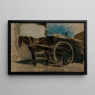Jozef Israls - The horse cart.webp