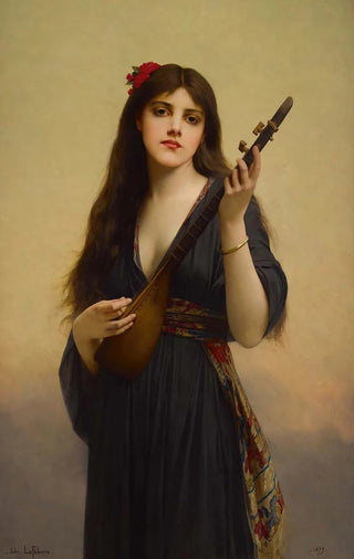 Jules Joseph Lefebvre - Woman Playing A Lute.webp