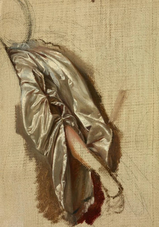 Jzef Simmler - Study of Quinn Barbaras Arm to the Painting The Death of Barbara Radziwi.webp