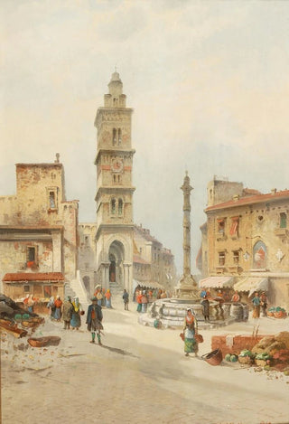 Karl Kaufmann - Platz In Capua In Italien.webp