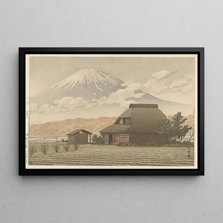 Kawase Hasui - Fuji vanaf het dorp Narusawa.webp