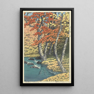 Kawase Hasui - Herfst in Oirase.webp