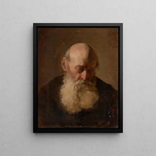Kazimierz Alchimowicz - Study of an old mans head.webp