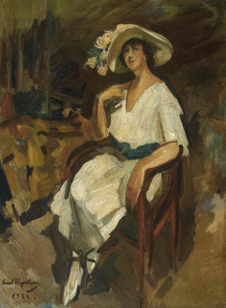 Konstantin Alexeevich Korovin - Portrait Of Madame Maria Rubin.webp