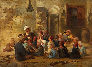 Konstantin Egorovich Makovsky - Schoolroom in Cairo.webp